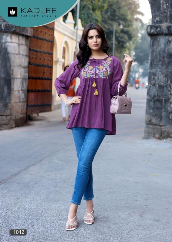 Kadlee crystal vol 2 short top kurtis wholesaler in surat